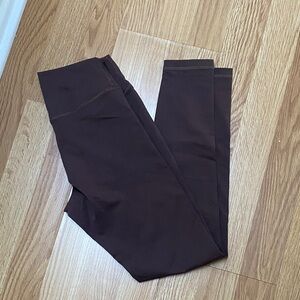 Fleo Brown French Roast Go Go Leggings tights, size S Small, EUC